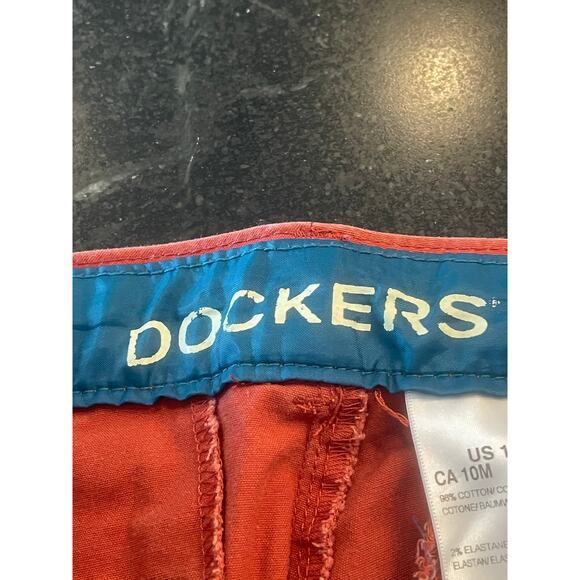 Dockers ladies terracotta twill pant 10M straight leg - Picture 3 of 8